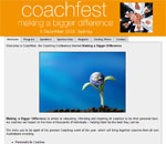 Coachfest 2008 Website